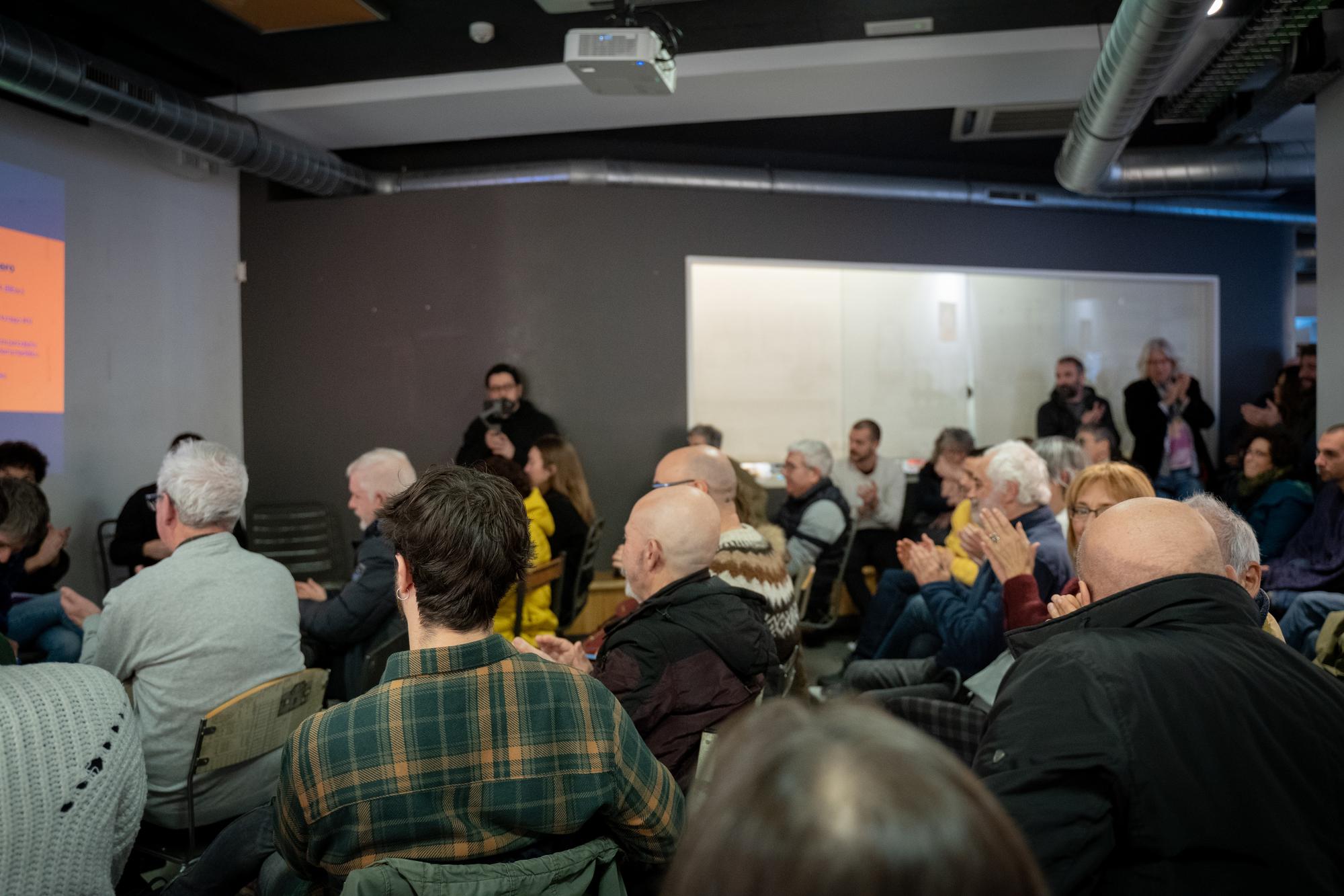 El espacio Sarean lleno de socias en la presentación de Hordago.